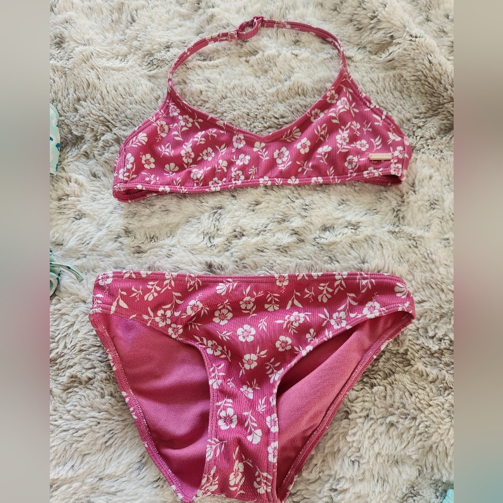Floral Pink Girls Roxy Girls Size 8